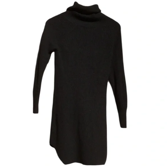 Aritzia Wilfred Free Bianca Knit sweater Dress mini dress black size XS - Picture 8 of 11